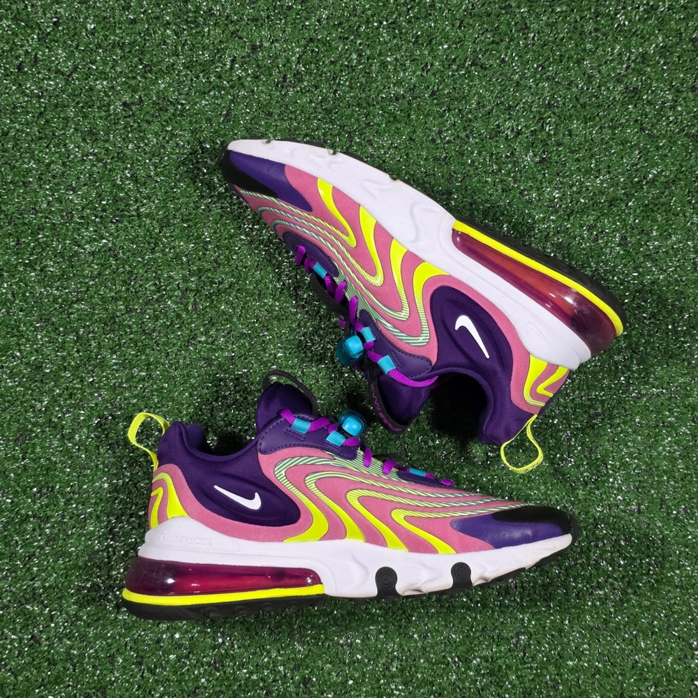 Nike Air Max 270 React ENG - Magic Flamingo - Women's Size 9 - Picture 2 of 7